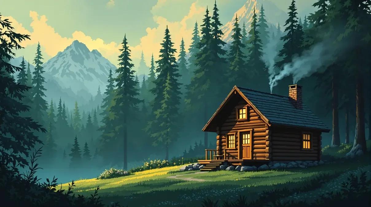 林间小屋 横幅剧照